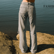 FashionTrends-Leer hoe je modieuze jeans met wijde pijpen combineert